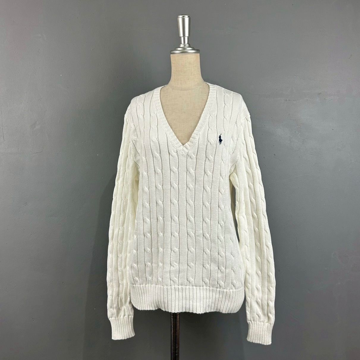 POLO RALPH LAUREN L/S Cable Chain Knit Sweater ポロラルフローレン