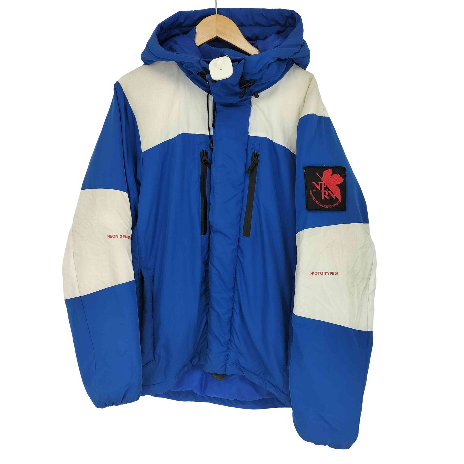 ユーズドフルギ 古着 radio eva 2 TONE DOWN JACKET メンズ JPN L