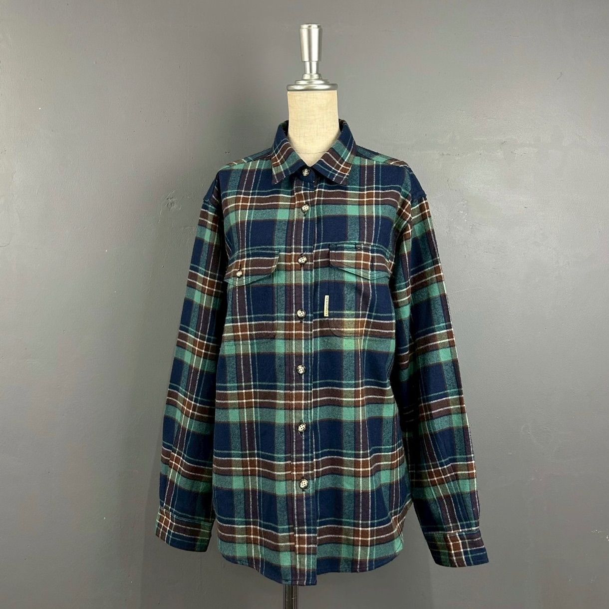 ✨THE NORTH FACE パープルレーベル長袖 ネルシャツ チェック柄L✨ THE NORTH FACE PURPLE LABEL 新品 ザ・ノースフェイス パープル