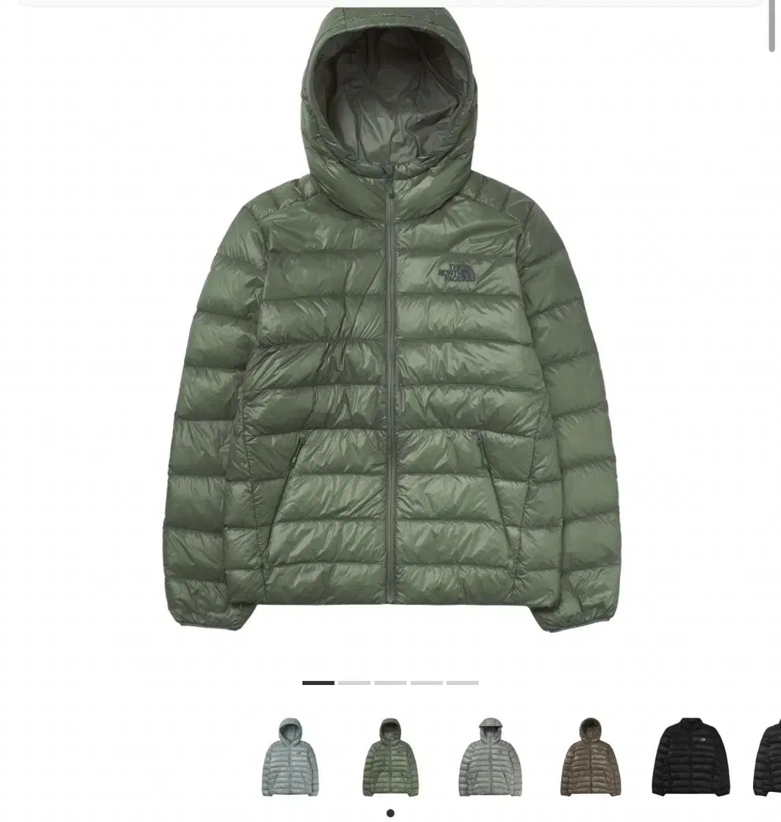 THE NORTH FACE ザノースフェイス マティエール RDS ダウン フーディ ライトカーキ L