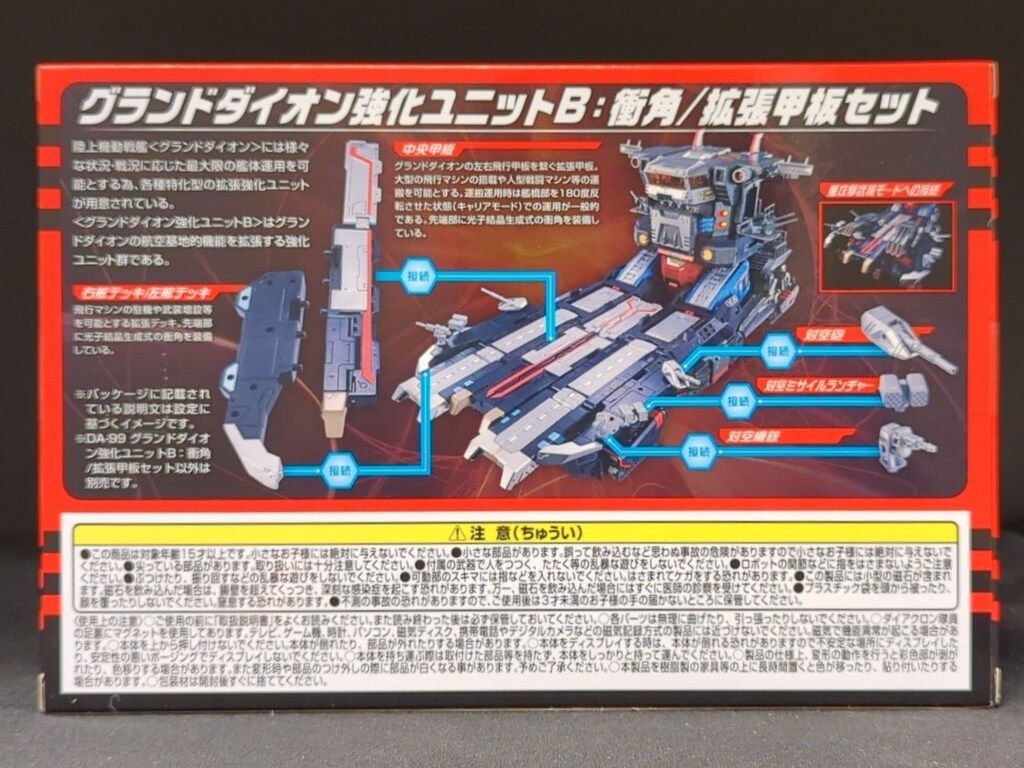 タカラトミー グランドダイオン強化ユニット B:衝角/拡張甲板セット