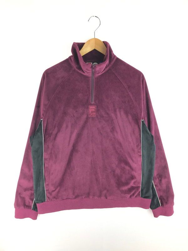 品 LFYT エルエフワイティー × FILA フィラ VELOUR HALF ZIP ベロア ハーフジップ プルオーバー トップス 142-251214-rt-04-tag