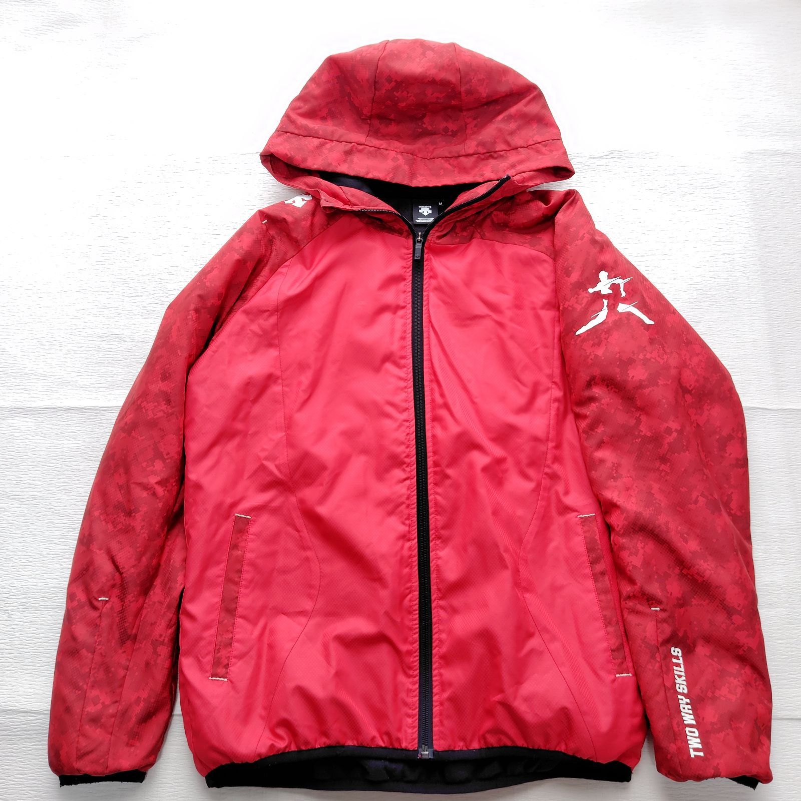 大谷翔平モデル】 DESCENTE 中綿ジャケット M 赤 二刀流ロゴ TWO WAY