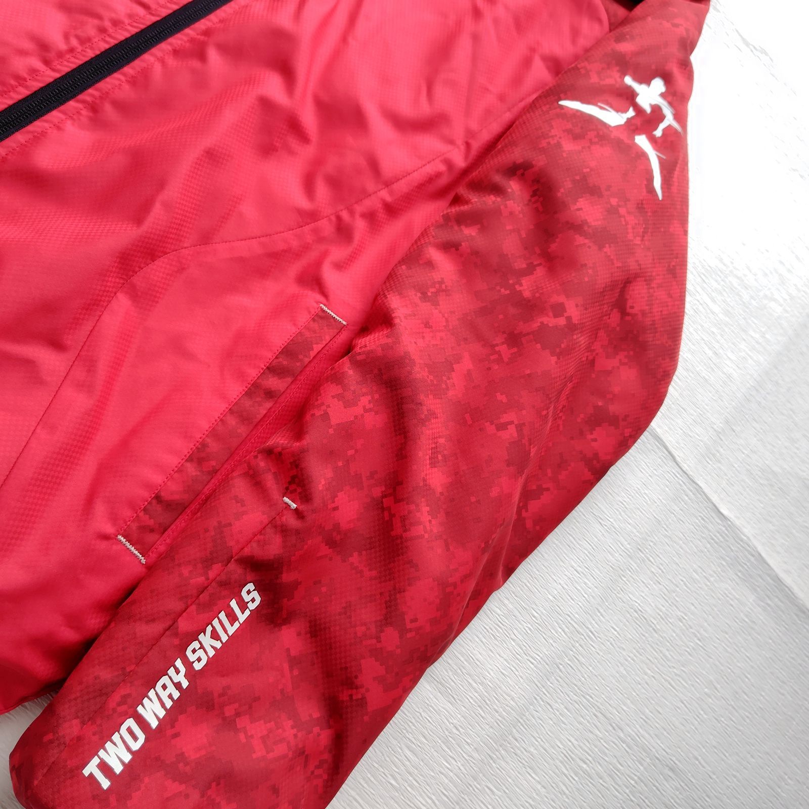 大谷翔平モデル】 DESCENTE 中綿ジャケット M 赤 二刀流ロゴ TWO WAY