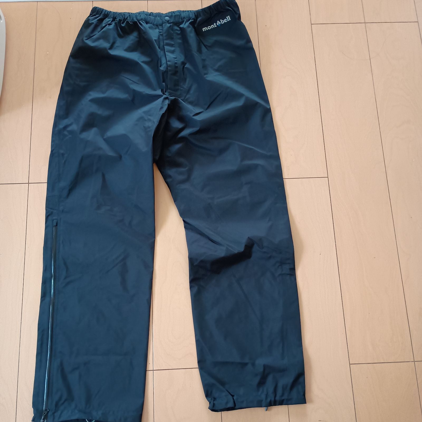 L モンベル レインダンサーパンツ メンズ GORE-TEX ゴアテックス montbell mont-bell レインウェア レインパンツ 黒 ブラック 防寒 防風 アウトドアウェア 2296