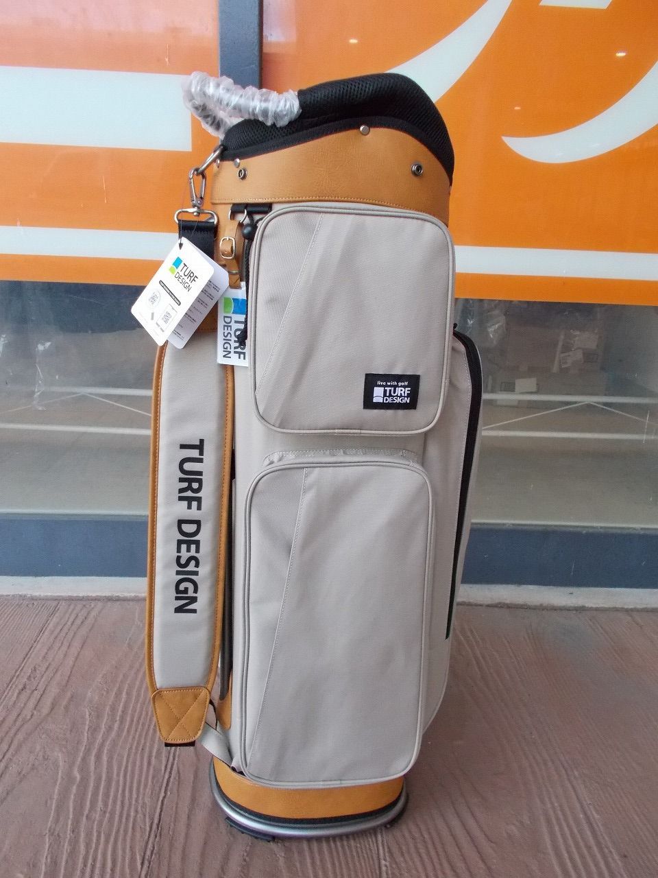 TURF DESIGN TDCB-BE 70 軽量 9.5型 2.5 kg ターフデザイン キャディバッグ ゴルフバッグ
