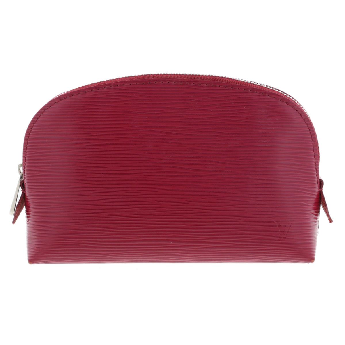 LOUIS VUITTON ルイ ヴィトン エピ ポシェット コスメティック セカンドバッグ M 40641 エピレザー フーシャ レッド レディース ポーチ