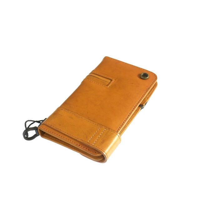 イサムカタヤマバックラッシュ ISAMU DESIME iPhone CASE レザー スマホケース 携帯カバー ブラウン 茶 705 01
