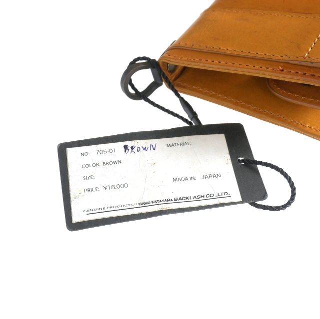  イサムカタヤマバックラッシュ ISAMU DESIME iPhone CASE レザー スマホケース 携帯カバー ブラウン 茶 705 01 その他 小物