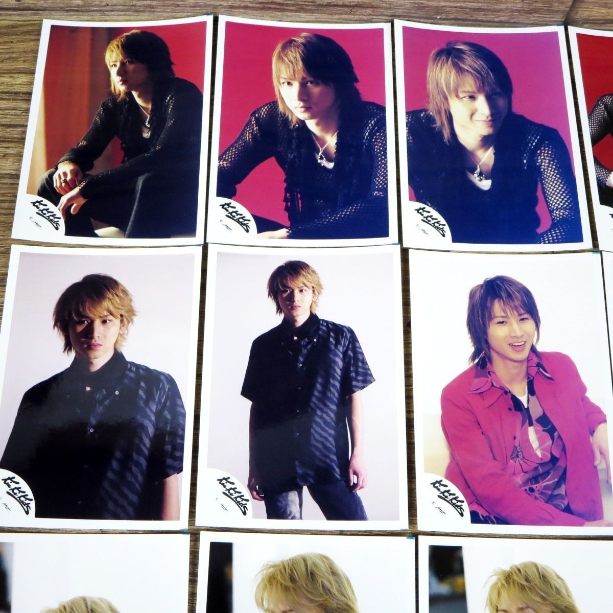 ◇KinKi Kids キンキキッズ 堂本光一 公式 生写真 旧ロゴ 写真24枚