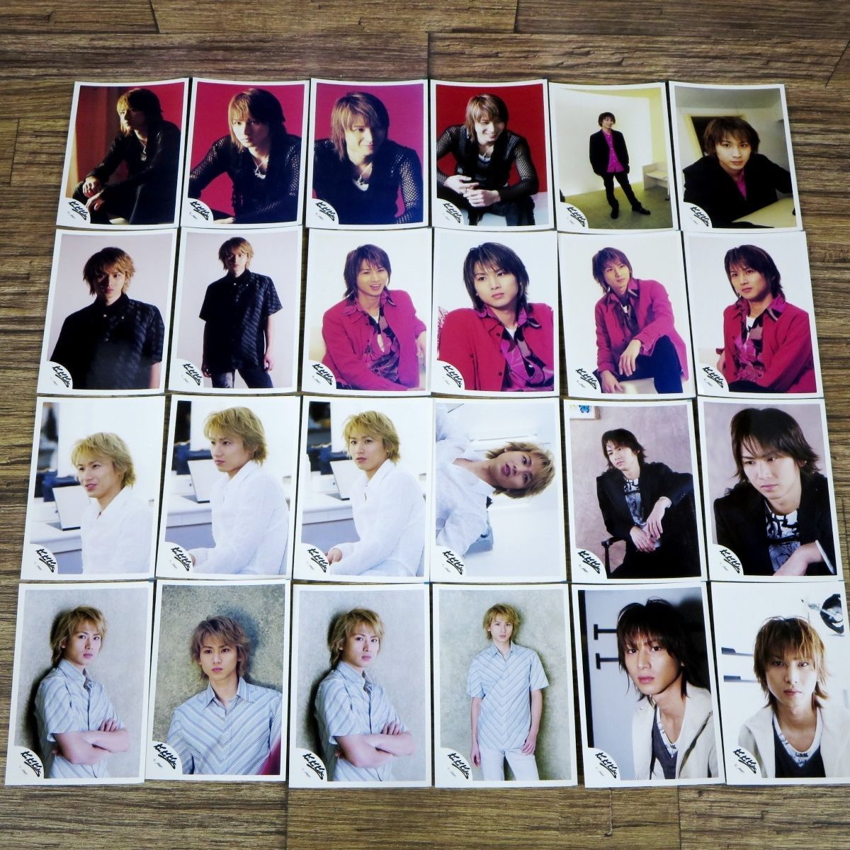 ◇KinKi Kids キンキキッズ 堂本光一 公式 生写真 旧ロゴ 写真24枚