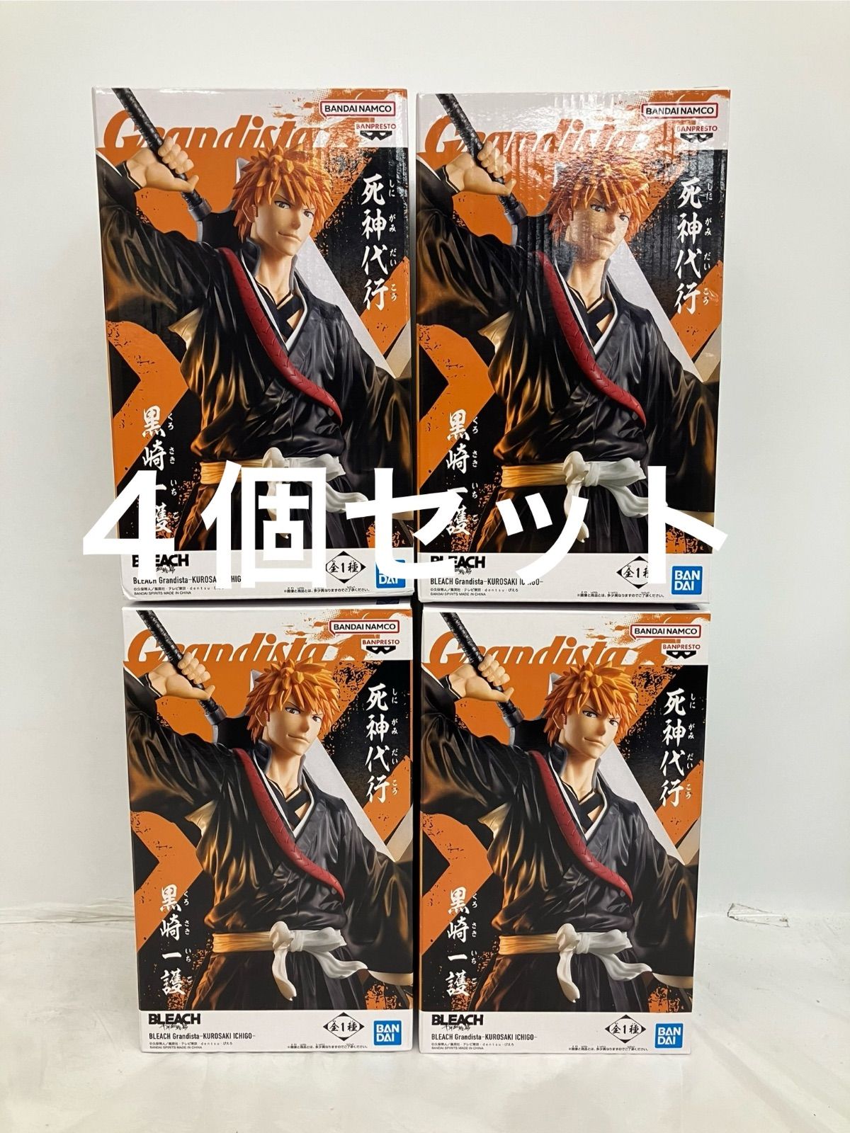 BLEACH Grandista 黒崎一護 フィギュア 6体セット 未開封 BLEACH Grandista 黒崎一護 フィギュア 4個セット LFQ525 f101