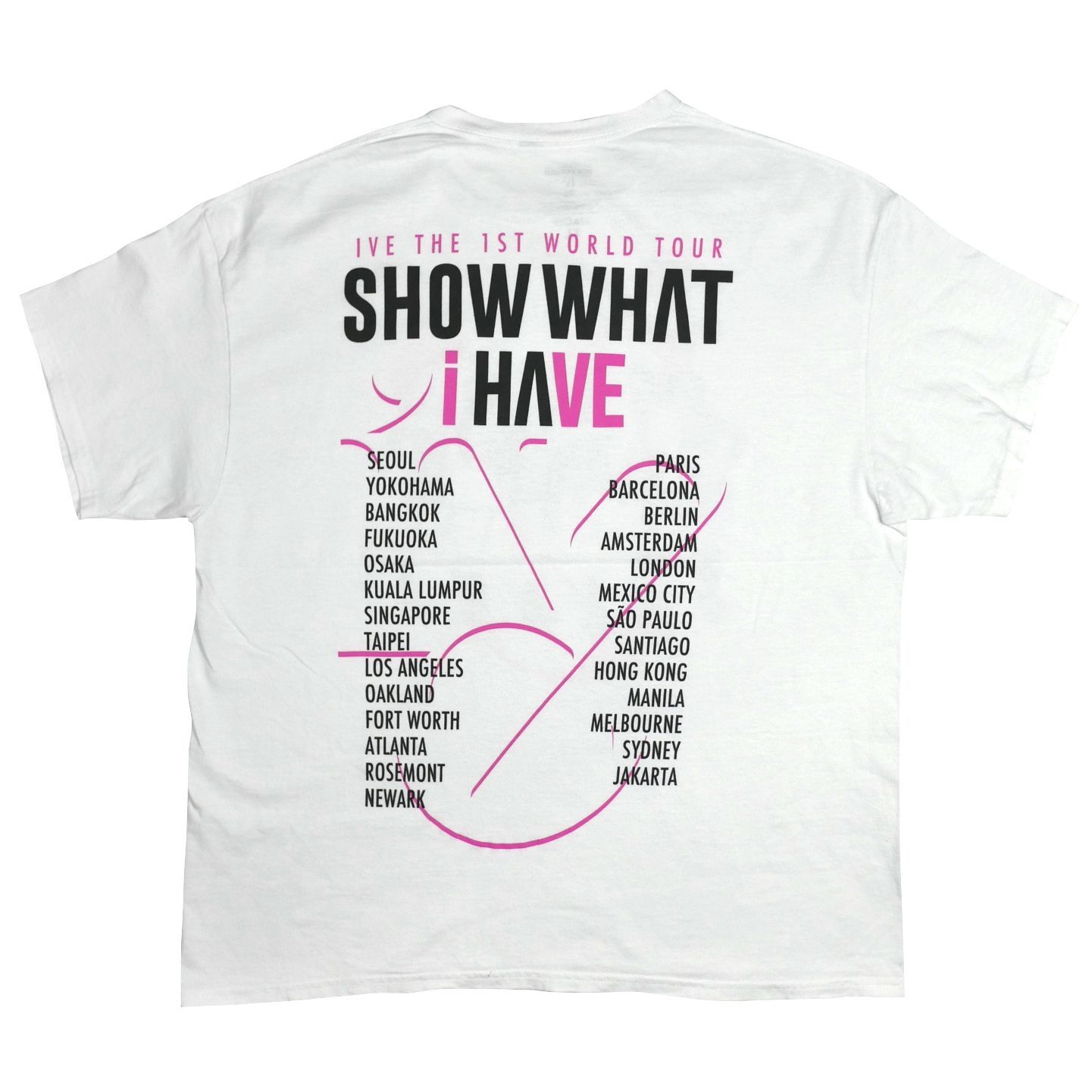 XL】IVE アイヴ THE 1ST WORLD TOUR SHOW WHAT I HAVE Tシャツ K-POP