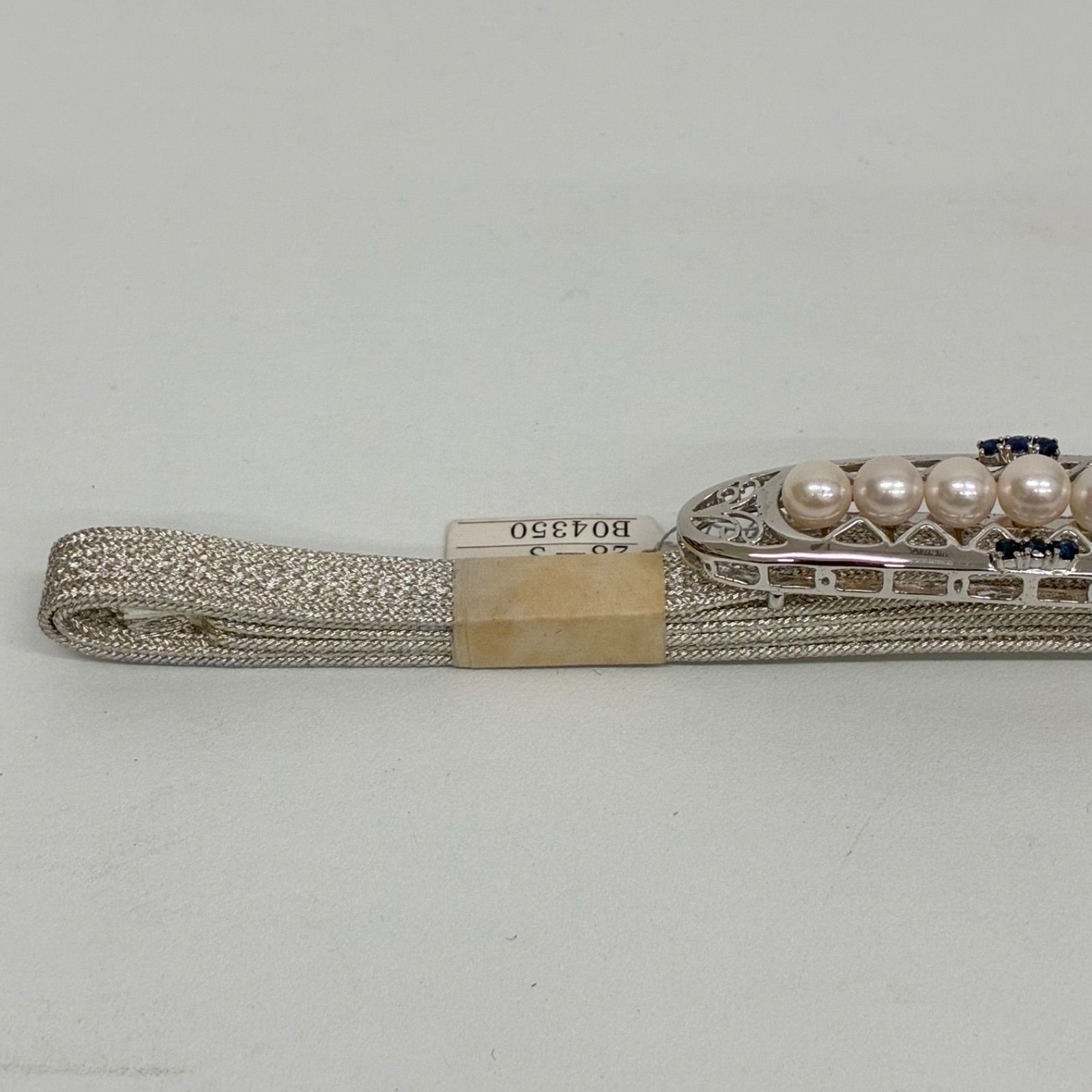  ICHIDA イチダ 帯留め 三分紐 真珠 パール ケース付 和装小物 和装 紐 帯締め 帯留め 帯飾り