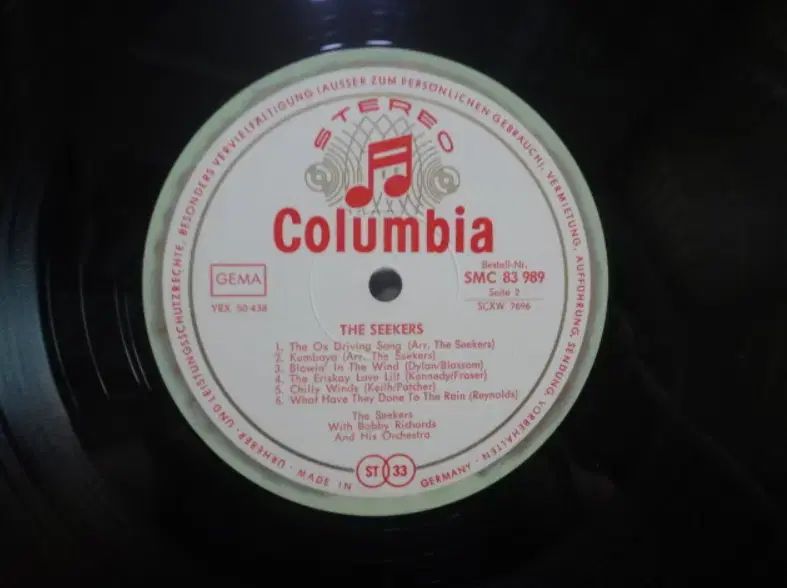 German LP The Seekers ー 1964 年 早い