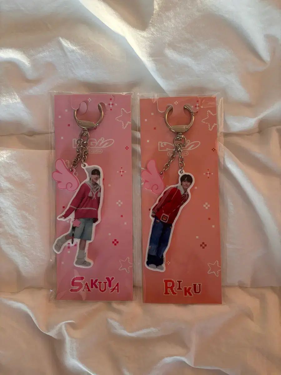 NCT WISH ログイン フリルキーホルダー サクヤ リク