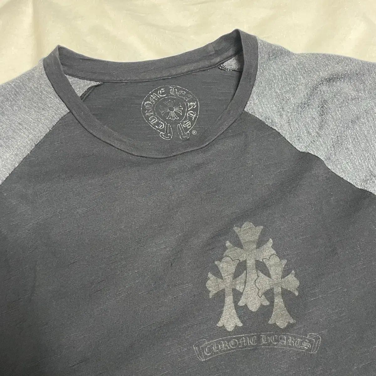 CHROME HAEATS クロムハーツ ブラック|グレー 長袖Tシャツ