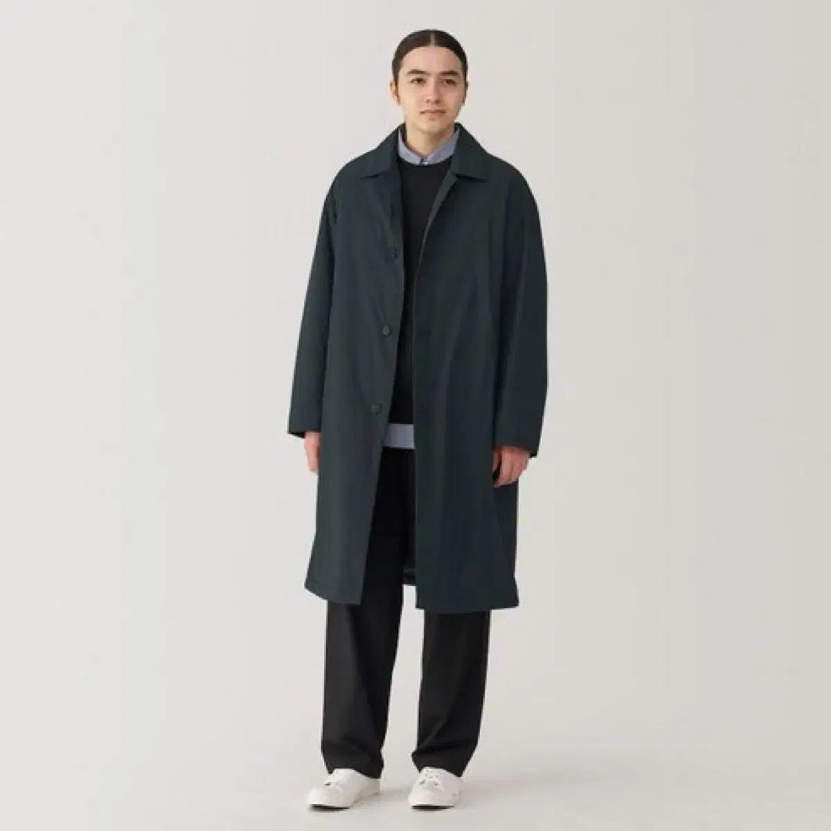 無印 ウォッシャブル ダウン スタンカラーコート