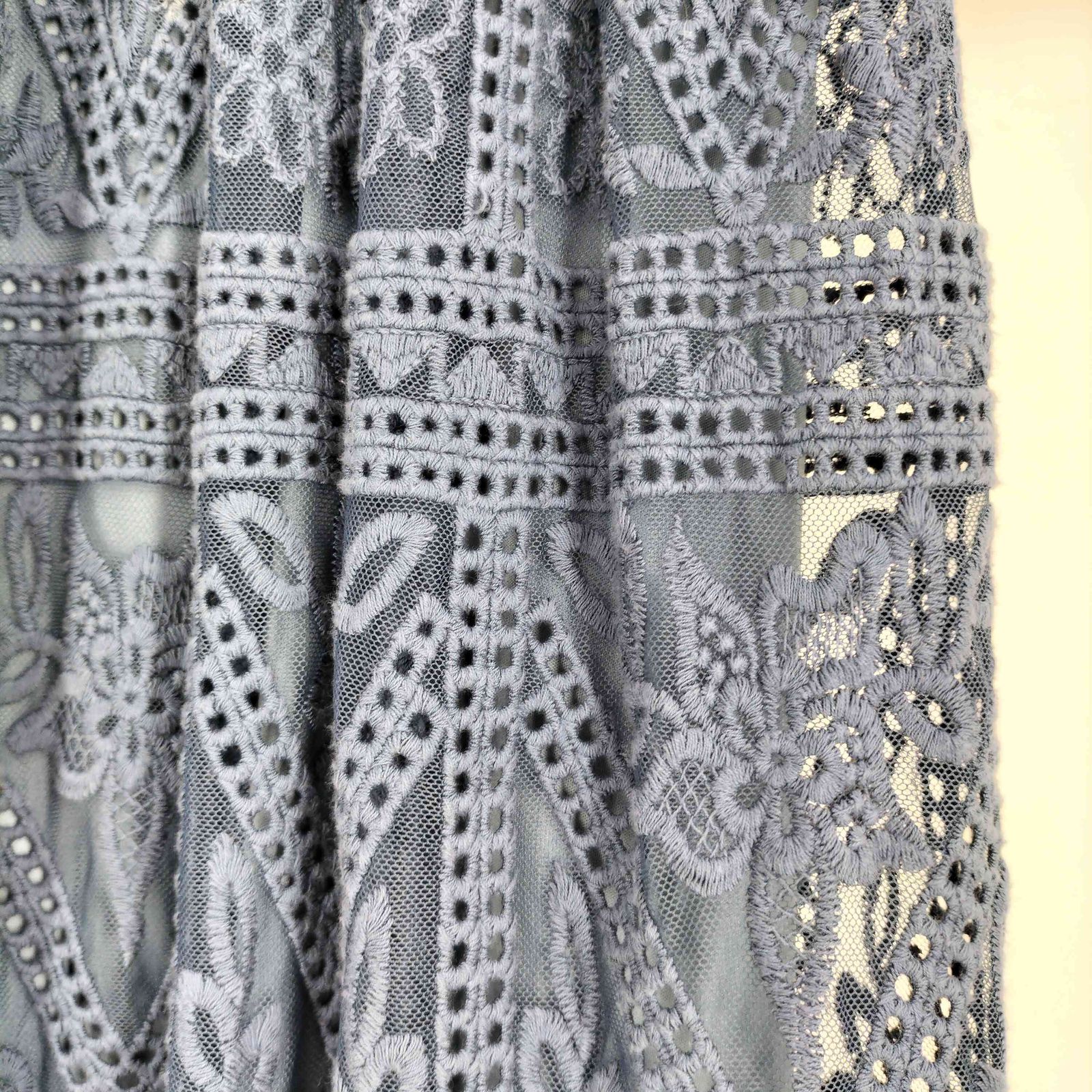 ジルスチュアート JILLSTUART プルネラ刺しゅうロングワンピース