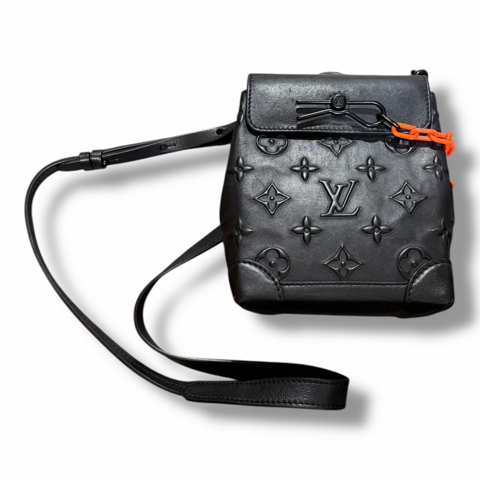 LOUIS VUITTON スティーマーXS レザーショルダーバッグ 鞄 ルイ