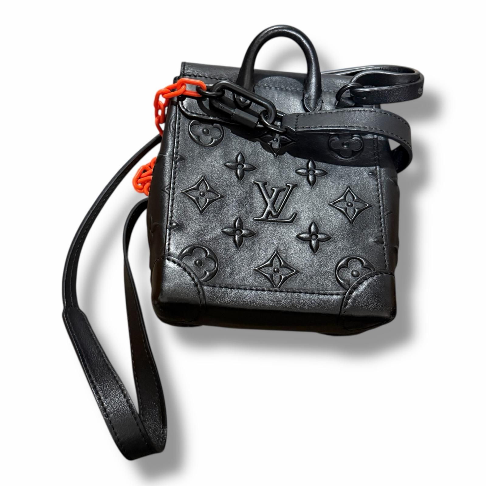 LOUIS VUITTON スティーマーXS レザーショルダーバッグ 鞄 ルイ