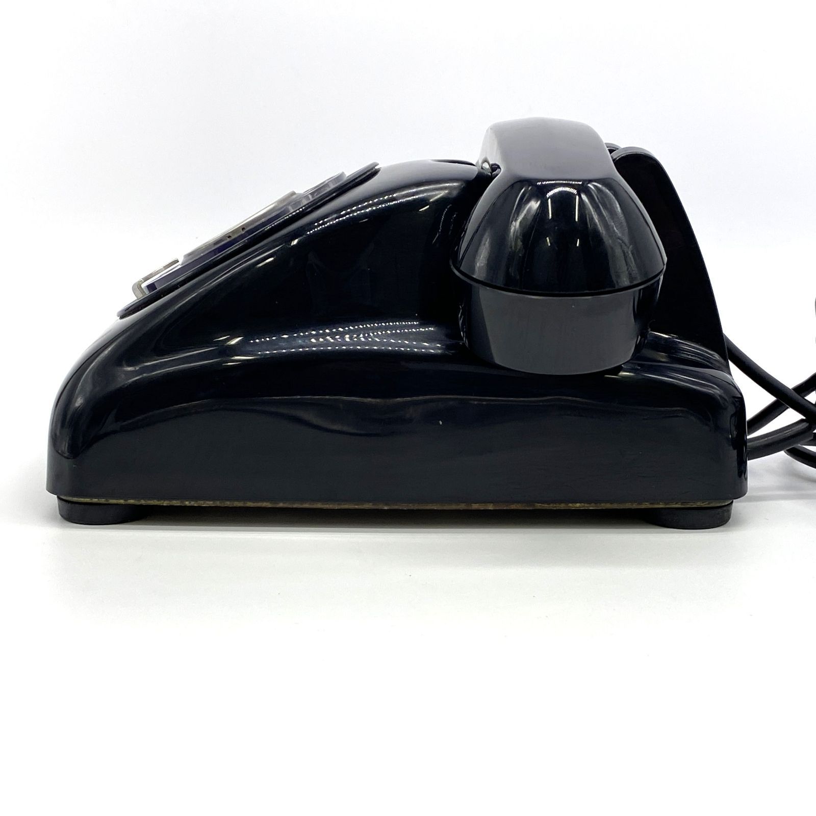 A30362)黒電話 昭和レトロ ダイヤル式固定電話 アンティーク