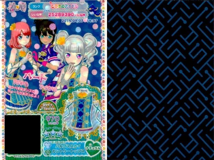 ux323 プリパラ プリチケ PR レア まとめ パルプラススカイ カントリー