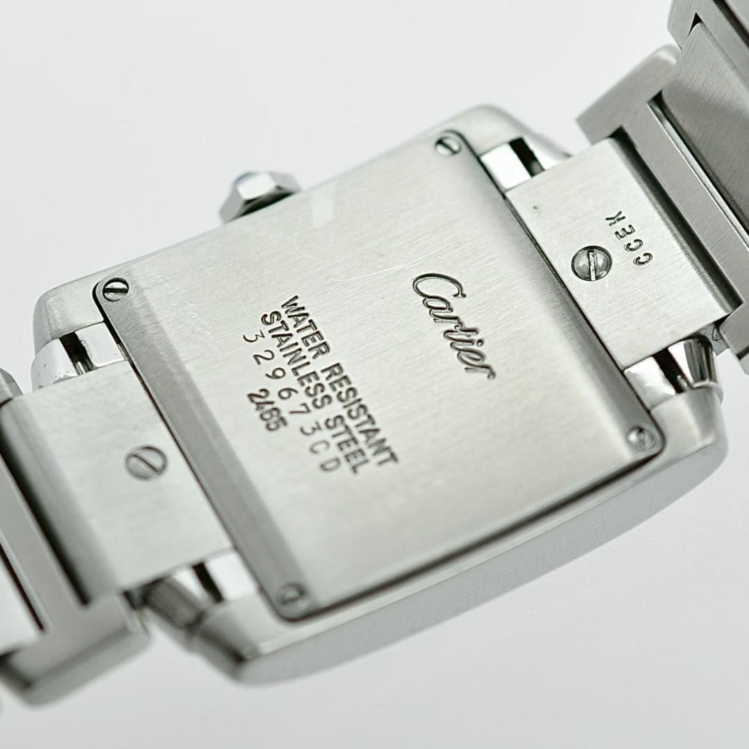 Cartier 磨き済 タンクフランセーズ MM SS ボーイズ 時計 Cartier 磨き済 タンクフランセーズ MM QZ ボーイズ 時計 W00048