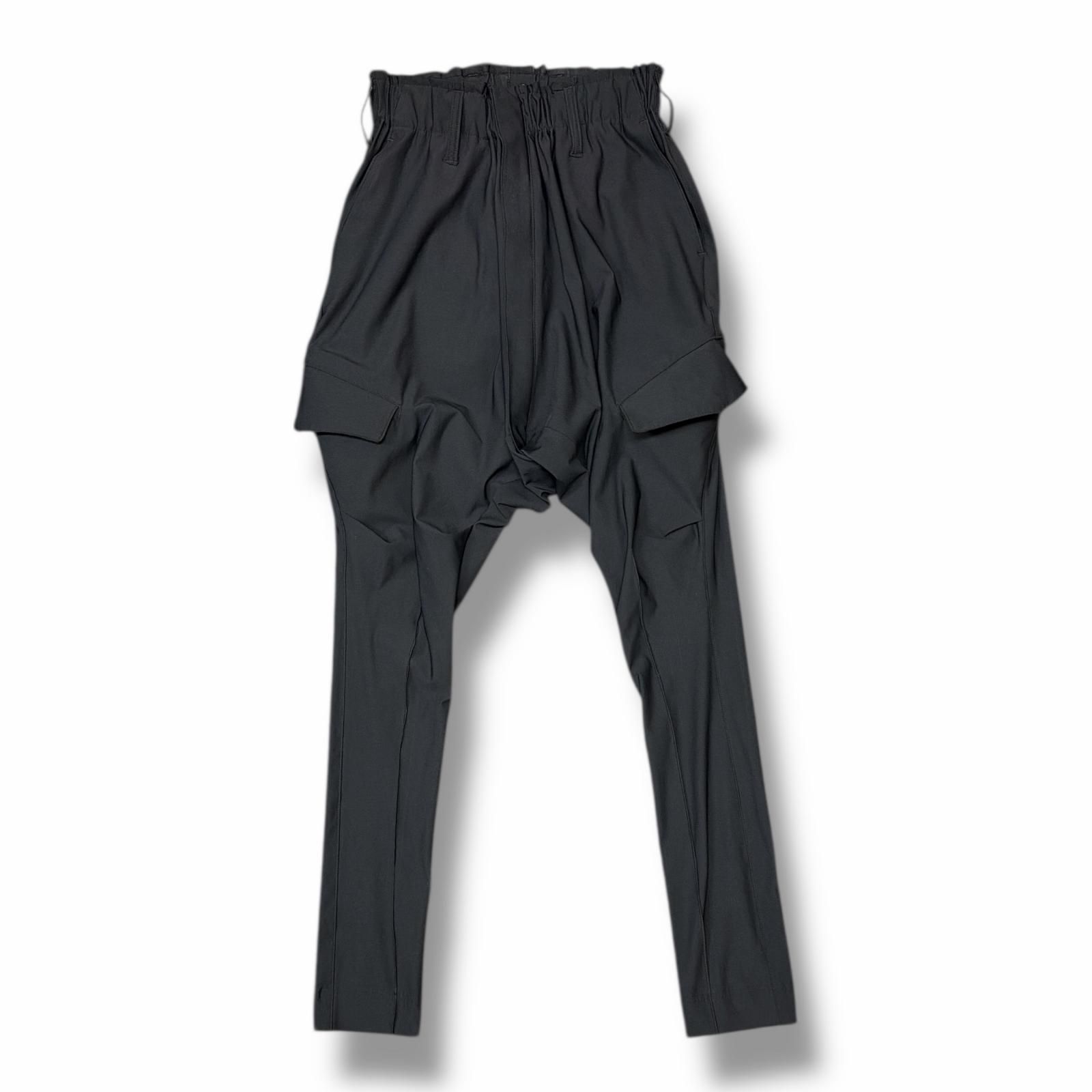 参考上代37 400円 THE ONENESS 24 SS SaruelPants サルエルパンツ イージーパンツ ザワンネス OE-OHP 09-950 ブラック M 3385