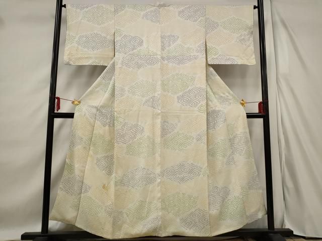 平和屋着物□上質な小紋 総絞り 吉祥文 ますいわ屋扱い 正絹 逸品