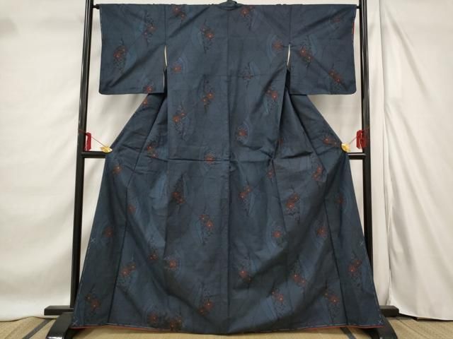 平和屋着物□本場大島紬 7マルキ 唐花文 正絹 逸品 AABD6136st - メルカリ