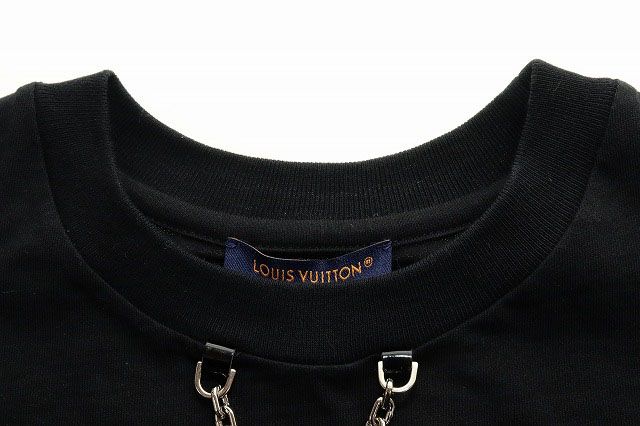 ルイヴィトン LOUIS VUITTON チェーン付き反転ロゴTシャツ M RW211W