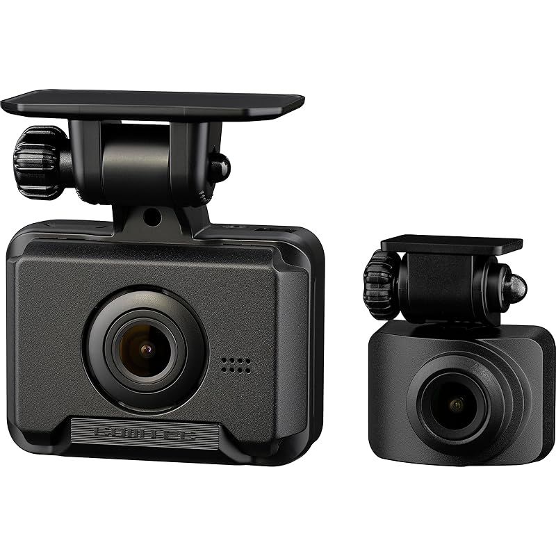 コムテック ドライブレコーダー ZDR 043 前後2カメラ コンパクト 前後200万画素 Full HD GPS搭載 32 GBmicroSDカード付属 後続車両接近お知らせ 駐車監視機能 高速起動 3年 液晶 出張取付サービス対応 0