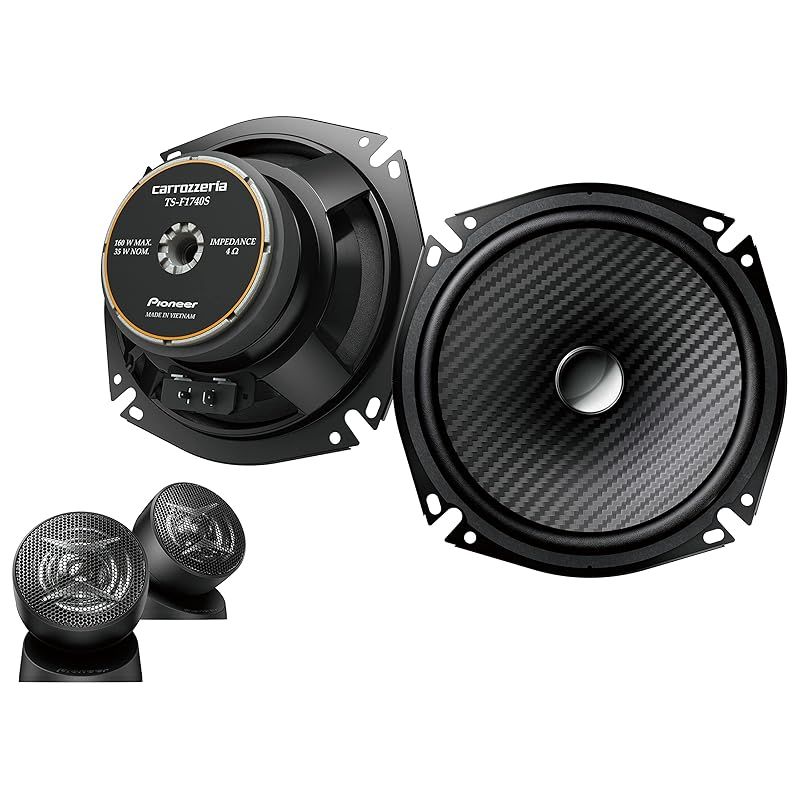 Pioneer スピーカー TS F 1740 S 2 17 cm カスタムフィット セパレート 2ウェイ ハイレゾ対応 カロッツェリア 0