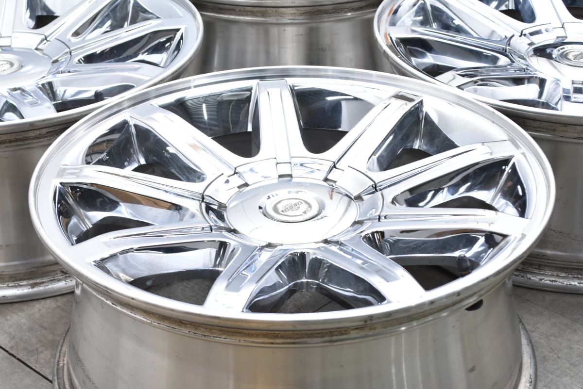 程度良好 クライスラー 300 C 18 in 7 5 J 24 PCD 115 4本 品番 Chrysler スタッドレス用 交換用 車検用