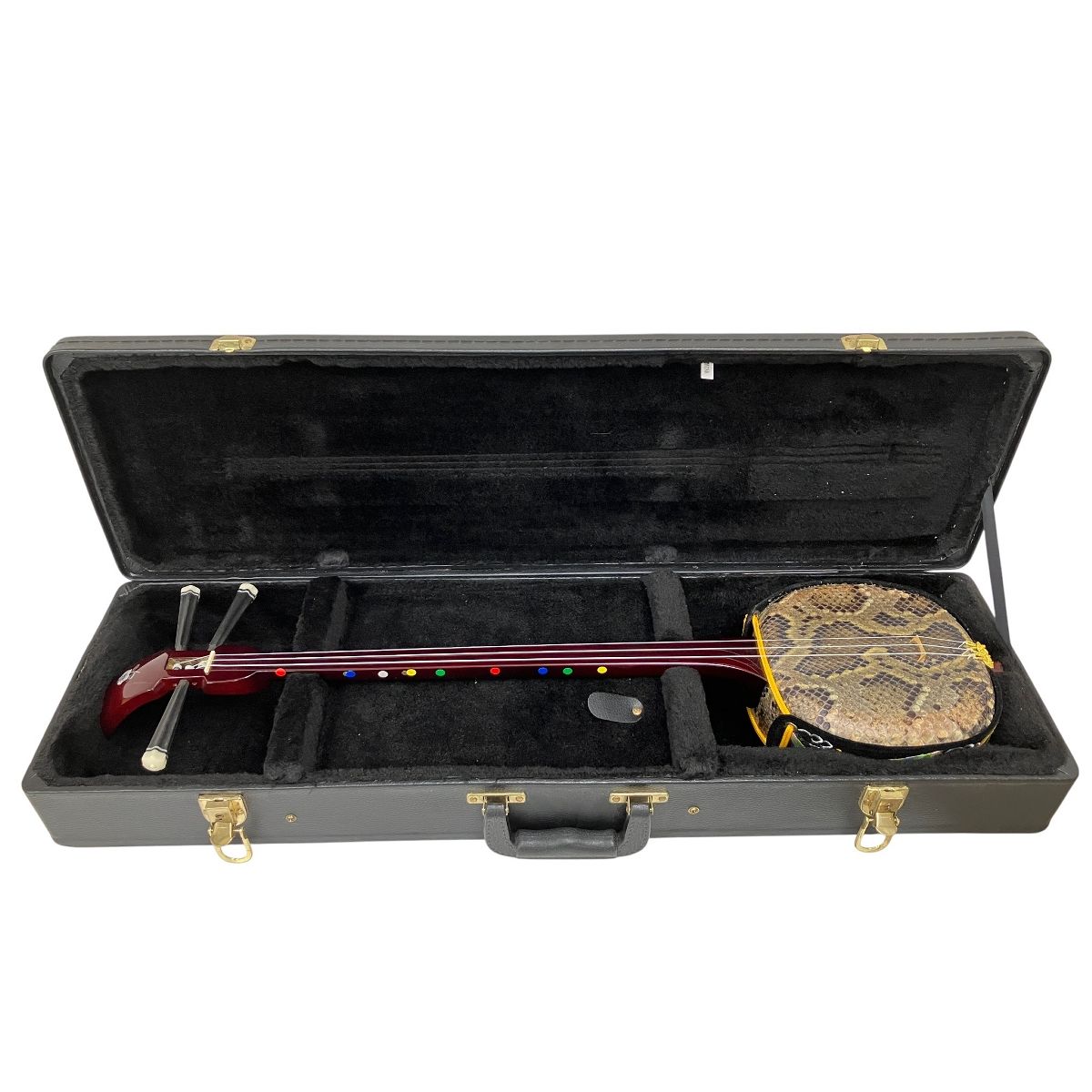 琉線 RS300 三線 沖縄三味線 弦楽器 琉球 和楽器 ケース付き 初心者