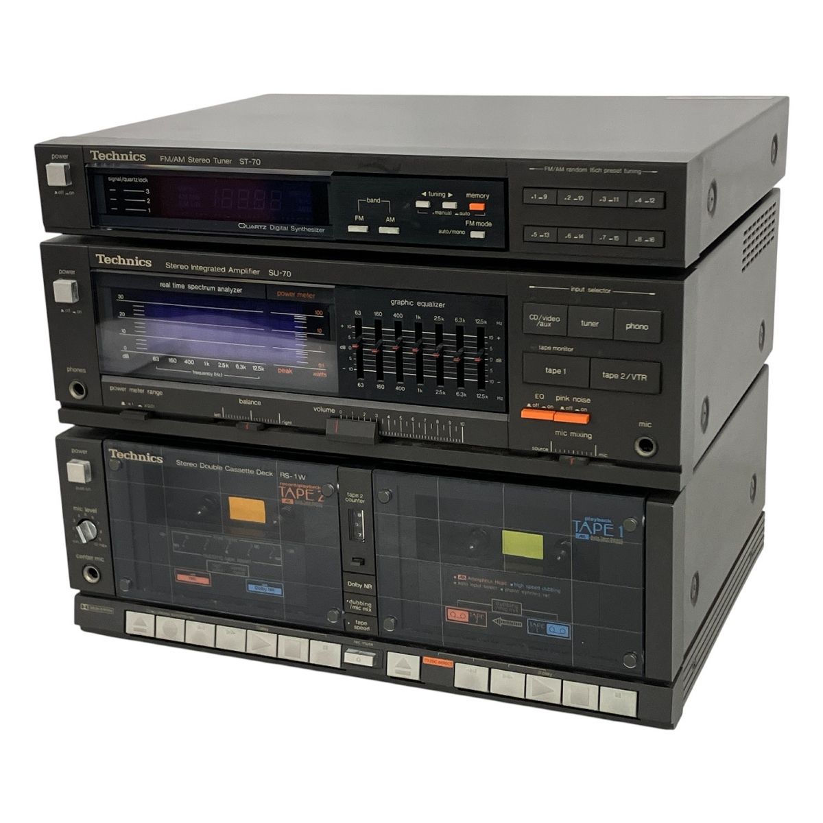 Technics テクニクス SU-70 ST-70 RS-1W 3点セット システムコンポ