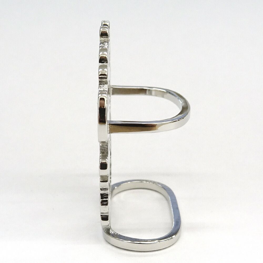 栄 エルメス スカーフリング ブリッド ドゥ ガラ メタル シルバー SV フランス製 レディース 小物 その他