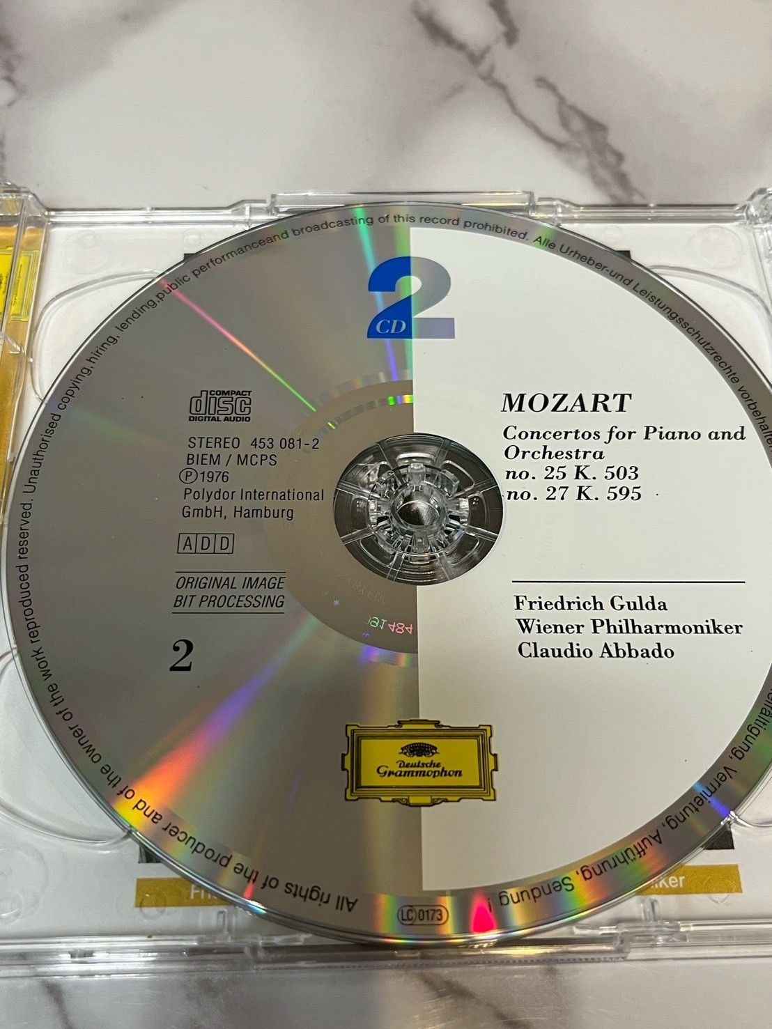 モーツァルト ピアノ協奏曲名演集 第20番 第21番 第25番 第27番 2CD