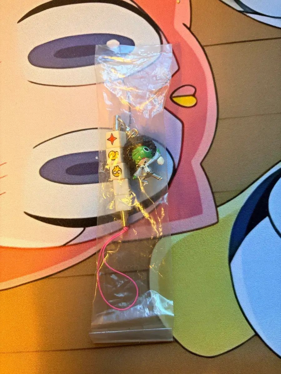 ケロロ 댄스 ビーズ チャーム キーホルダー