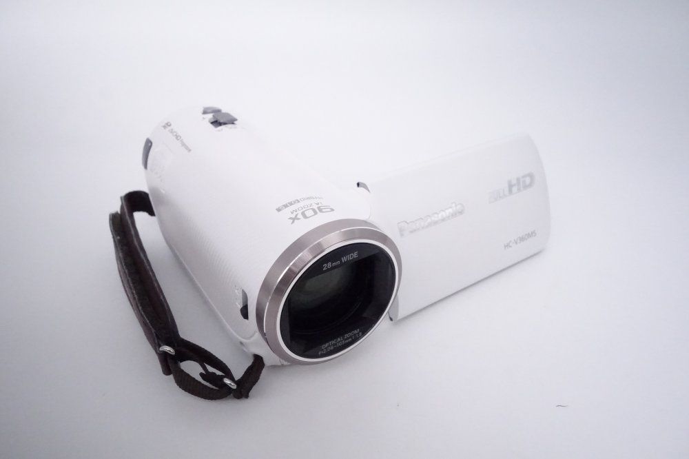 上品 パナソニック Panasonic HDビデオカメラ 16 GB 高倍率90倍ズーム ホワイト HC V 360 MS W S 12010 A