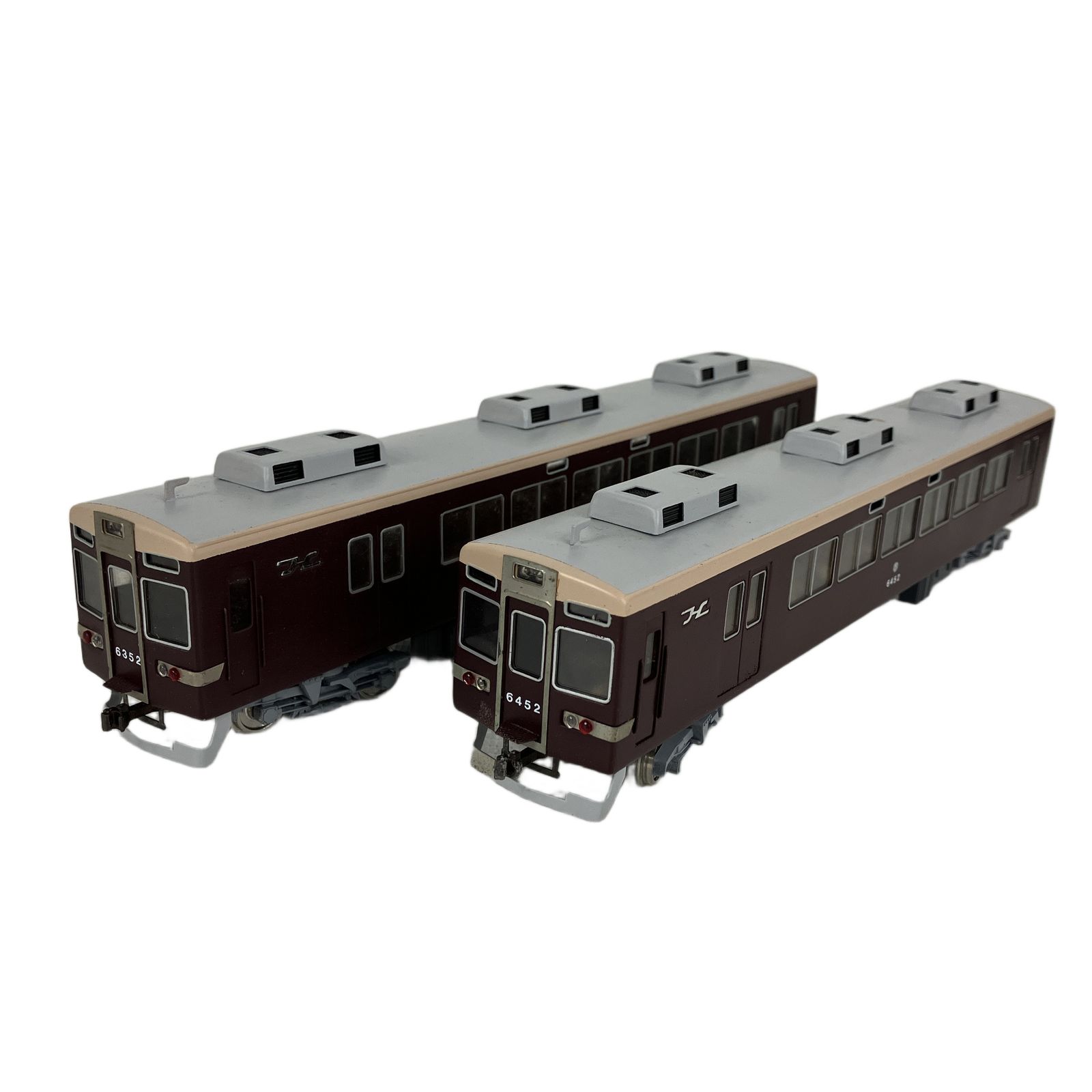 京都模型 阪急電鉄 6300系 6350 6450 2両セット 鉄道模型 HO 中古