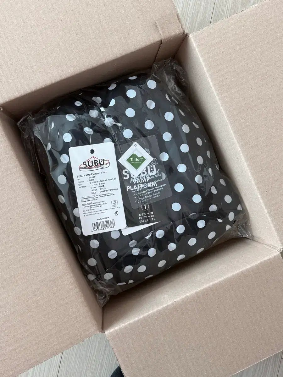 SUBU 수부 ドット ダウン フラットフォーム サイズ1