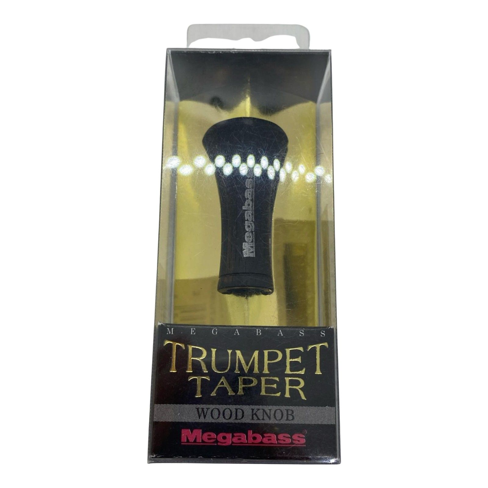 ΨΨMegabass メガバス 釣り小物 ハンドルノブ トランペットテーパーウッドノブ 黒檀