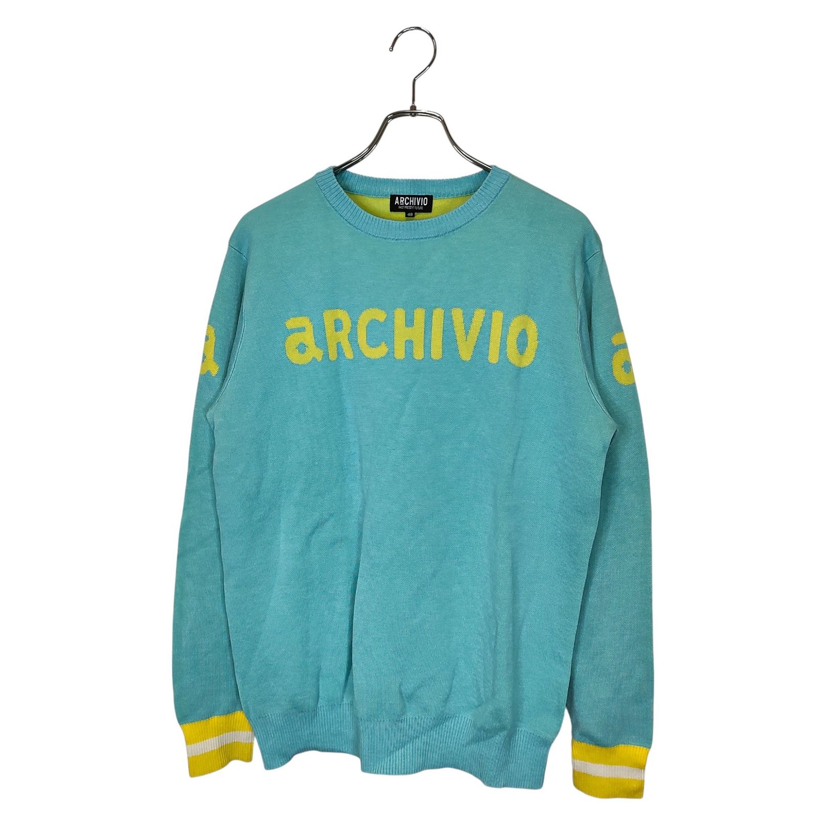 Archivio アルチビオ ゴルフ 長袖 ニット セーター A228911 48 ライト