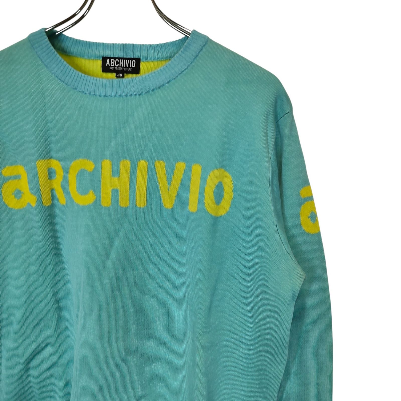 Archivio アルチビオ ゴルフ 長袖 ニット セーター A228911 48 ライト