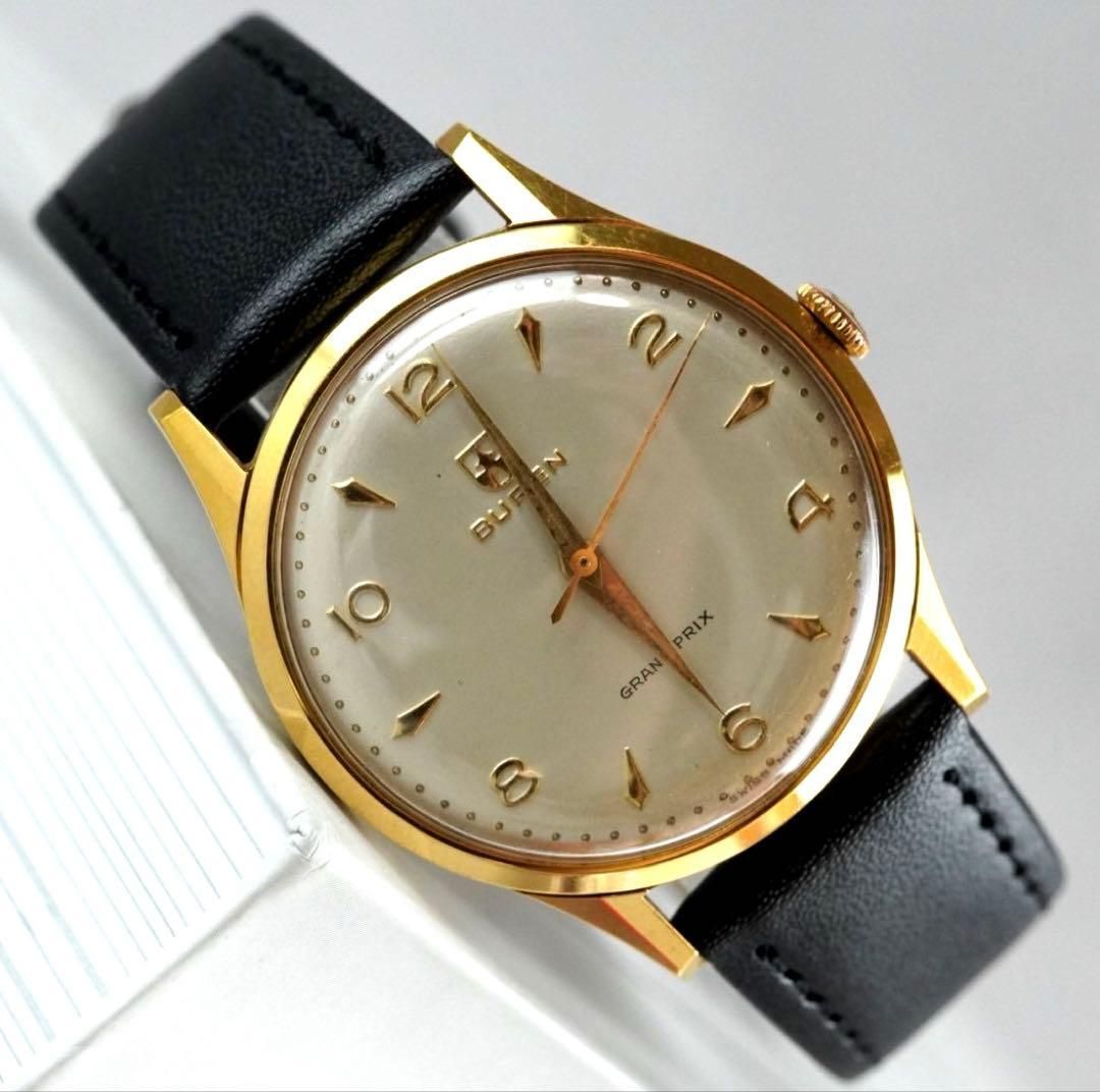 【スイス製アンティーク腕時計】BUREN GRAND PRIX（不動品） BUREN ビューレン Grand Prix グランプリ vintage ヴィンテージ 手巻き