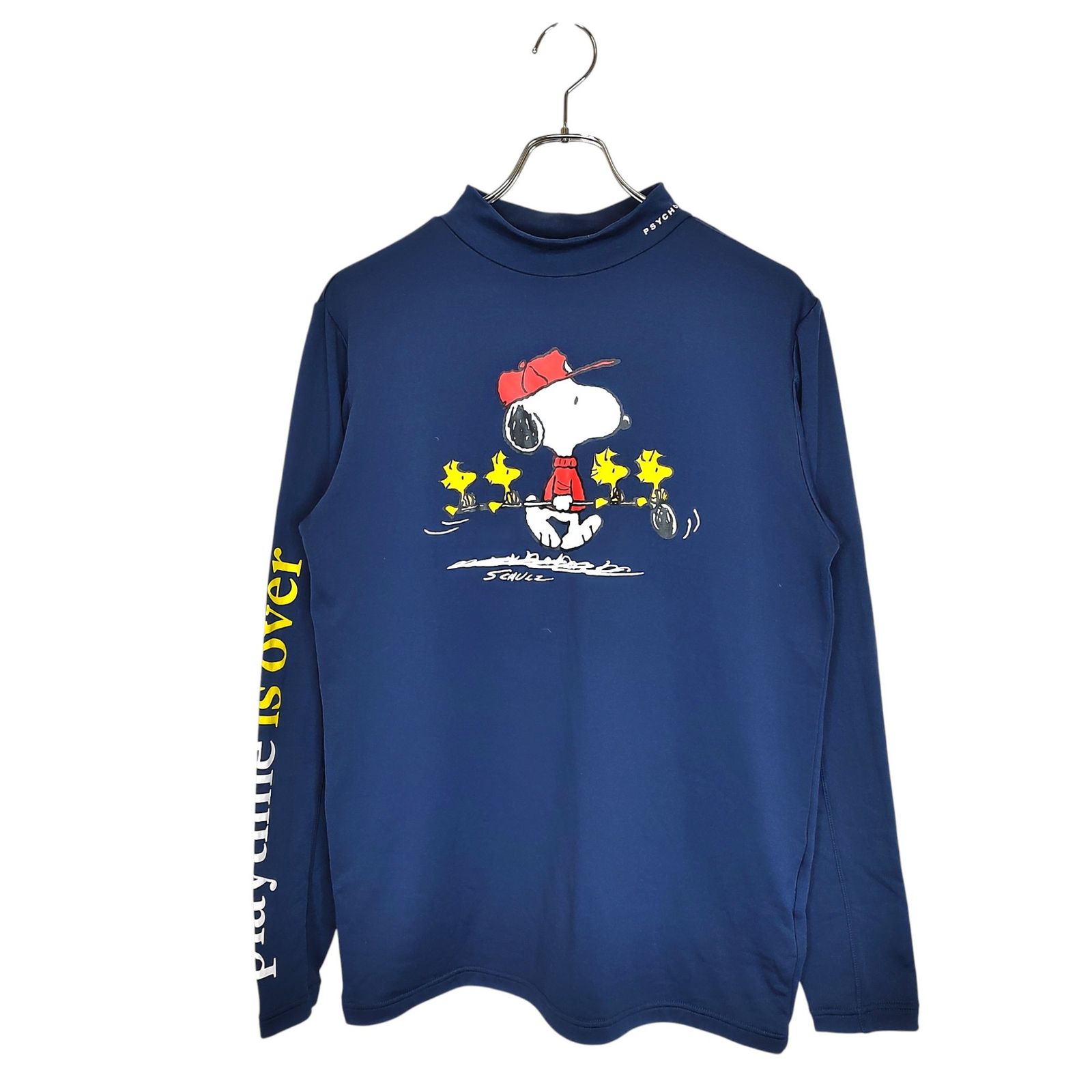 Psycho Bunny サイコバニー ×PEANUTS モックネック 長袖 シャツ 211519