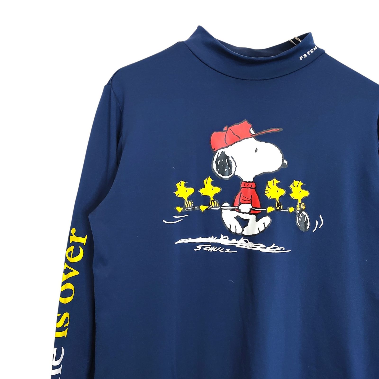 Psycho Bunny サイコバニー ×PEANUTS モックネック 長袖 シャツ 211519