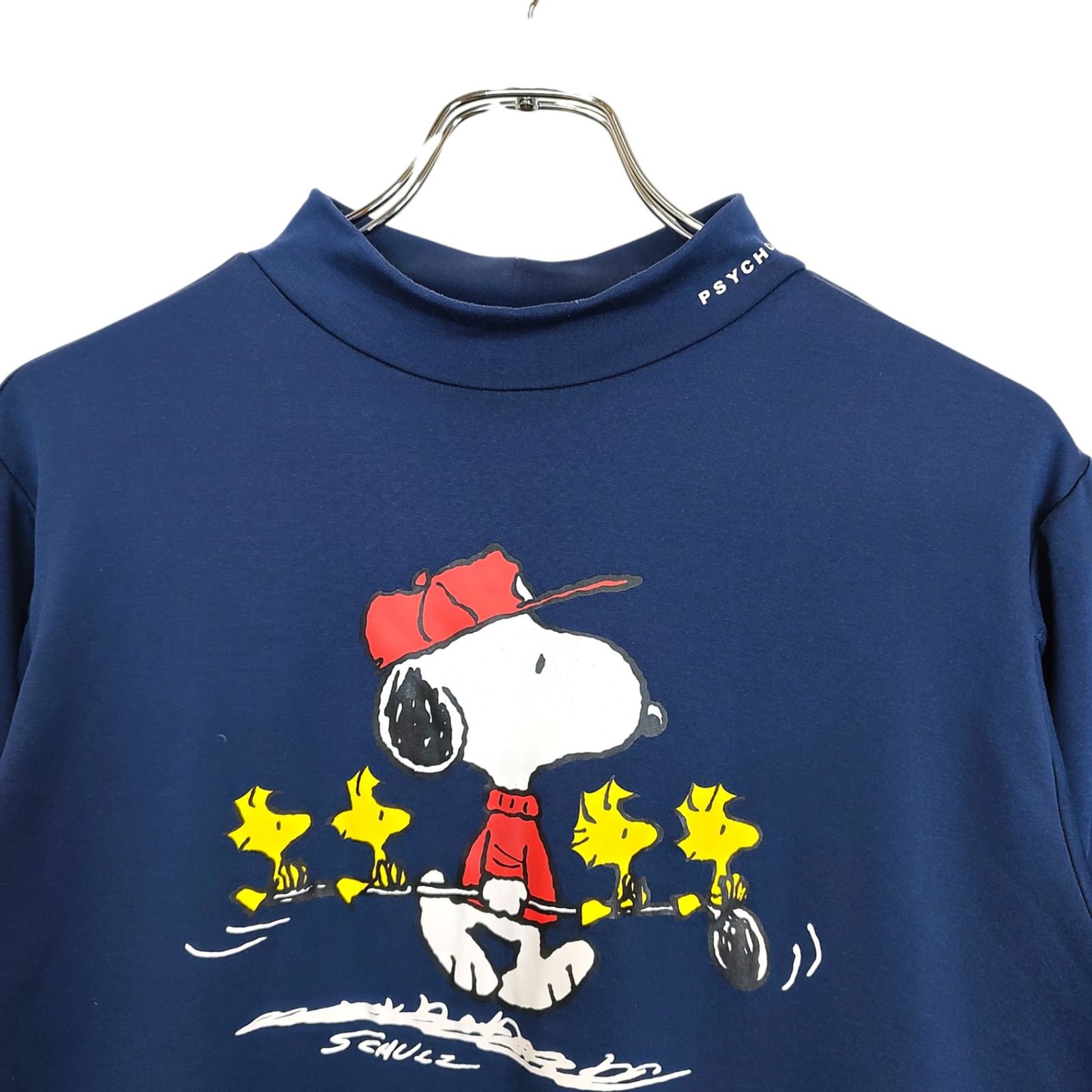 Psycho Bunny サイコバニー ×PEANUTS モックネック 長袖 シャツ 211519